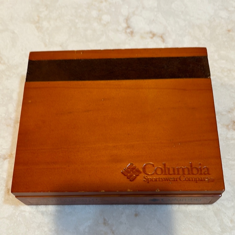 Columbia Sportswear Company Wooden Box